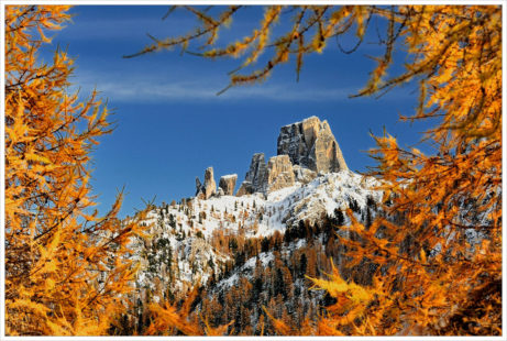 Podzimní Cinque Torri - fotografický workshop Čarovné podzimní Dolomity