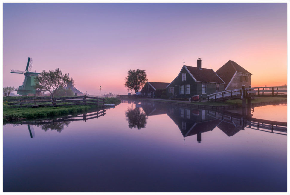 Mlhavé ráno v Zaanse Schans - fotografický workshop Rozkvetlé jarní Holandsko