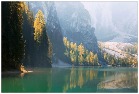 Jezero Lago di Braies - fotografický workshop Čarovné podzimní Dolomity