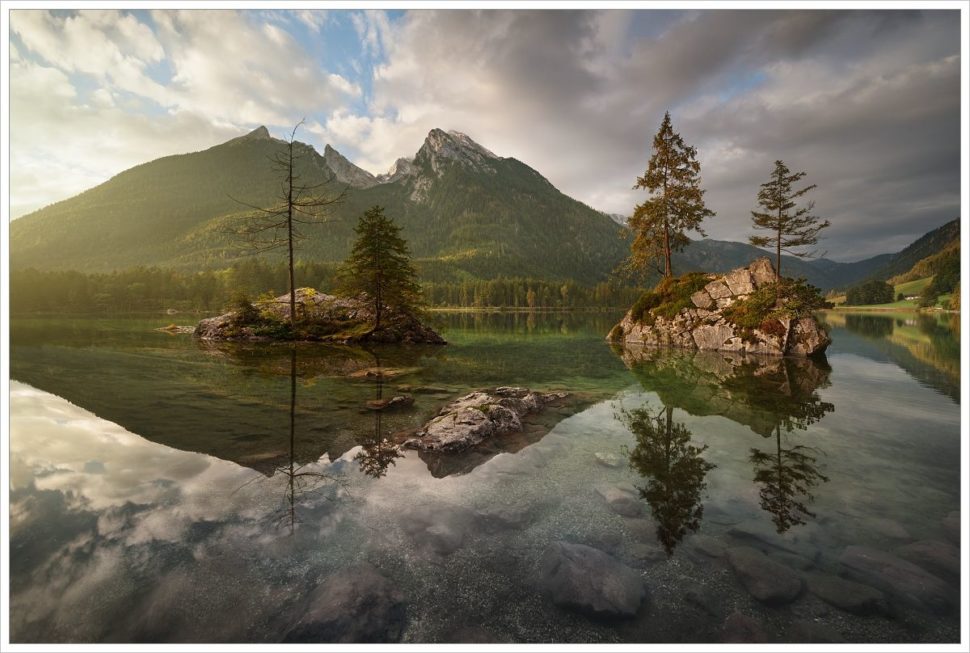Ráno u jezera Hintersee - fotografický workshop Jezera a vodopády Rakouska