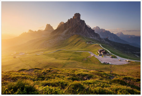 Letní podvečer v Passo Giau - fotografický workshop Rozkvetlé letní Dolomity