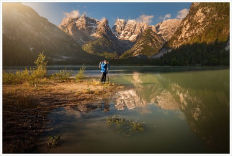 Fotograf na Lago di Landro - fotografický workshop Rozkvetlé letní Dolomity