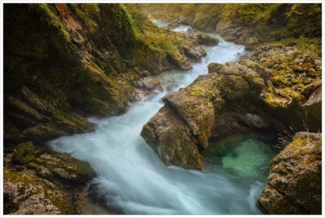 Vápancová soutěska Vintgar - fotografický workshop Pohádkové podzimní Slovinsko